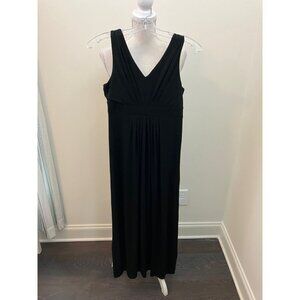 Ann Taylor LOFT Black Sleeveless Maxi Dress Size XSP